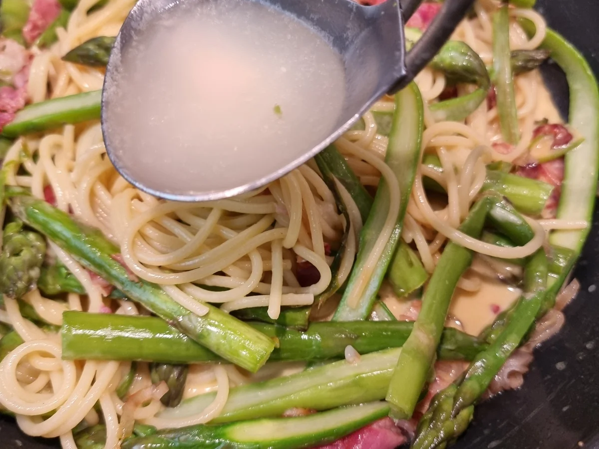 Spargel Carbonara - Rezept - Bild Nr. 16997
