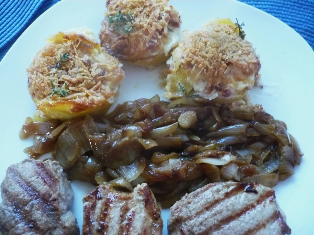 Kartoffelgratin aus der Muffinform - Rezept - Bild Nr. 17014