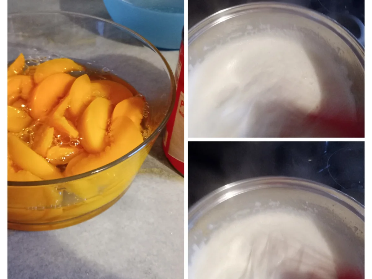 Rezept: Grießbrei mit Obst ( Pfirsichen ) Bild Nr. 17011 Grießbrei mit Obst ( Pfirsichen ) - Rezept - Bild Nr. 17011