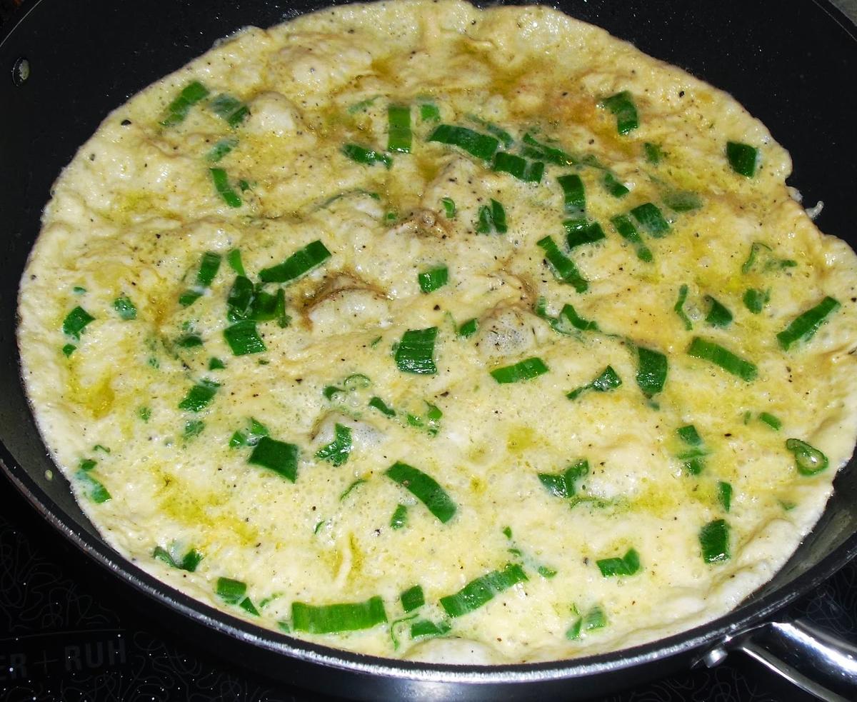 Omelette mit Spinat und Camembert - Rezept - Bild Nr. 17010