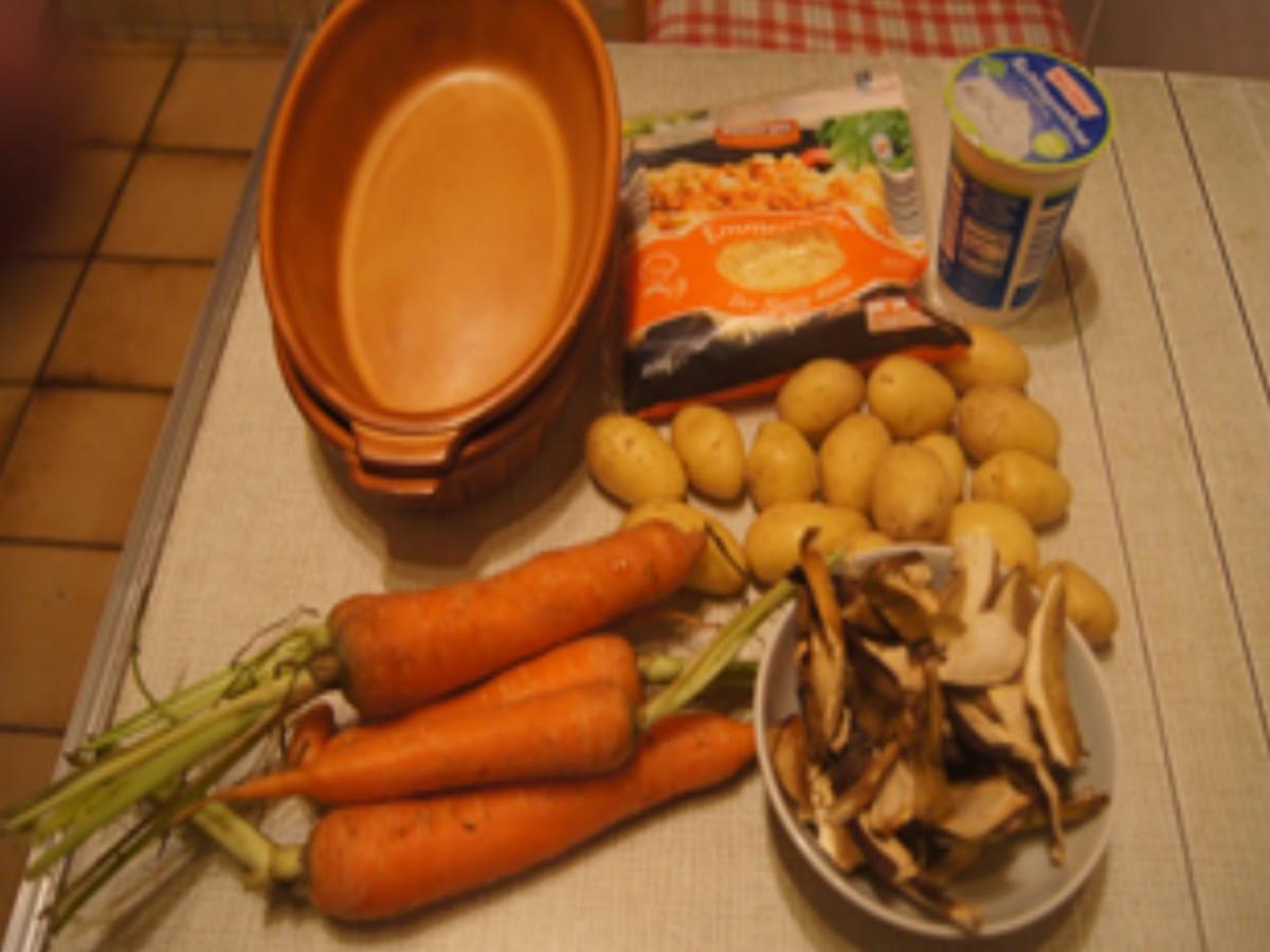 Kartoffel-Möhren-Steinpilz-Auflauf - Rezept - Bild Nr. 3