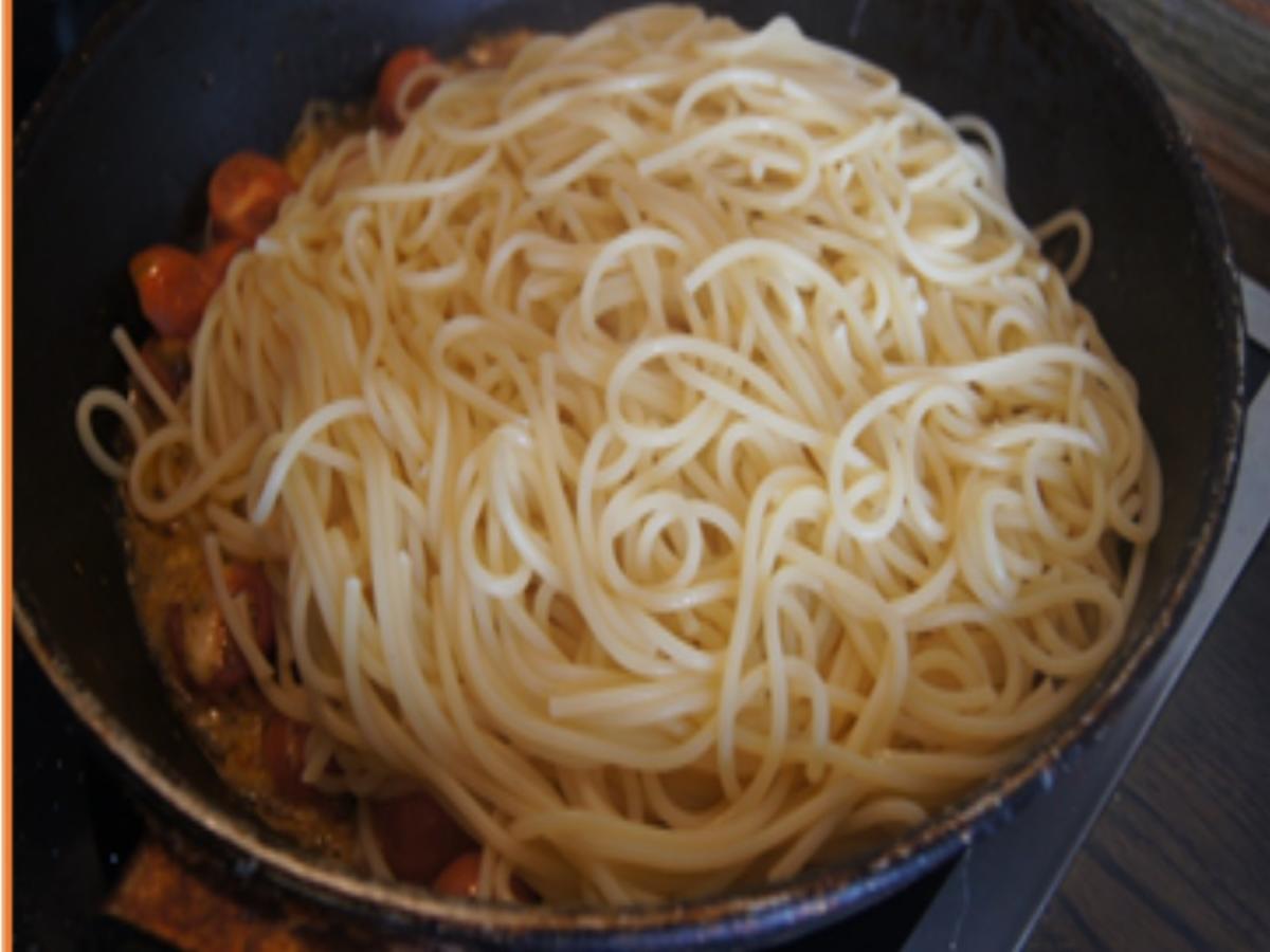 Spaghetti mit Mini-Tomaten und Käse - Rezept - Bild Nr. 12