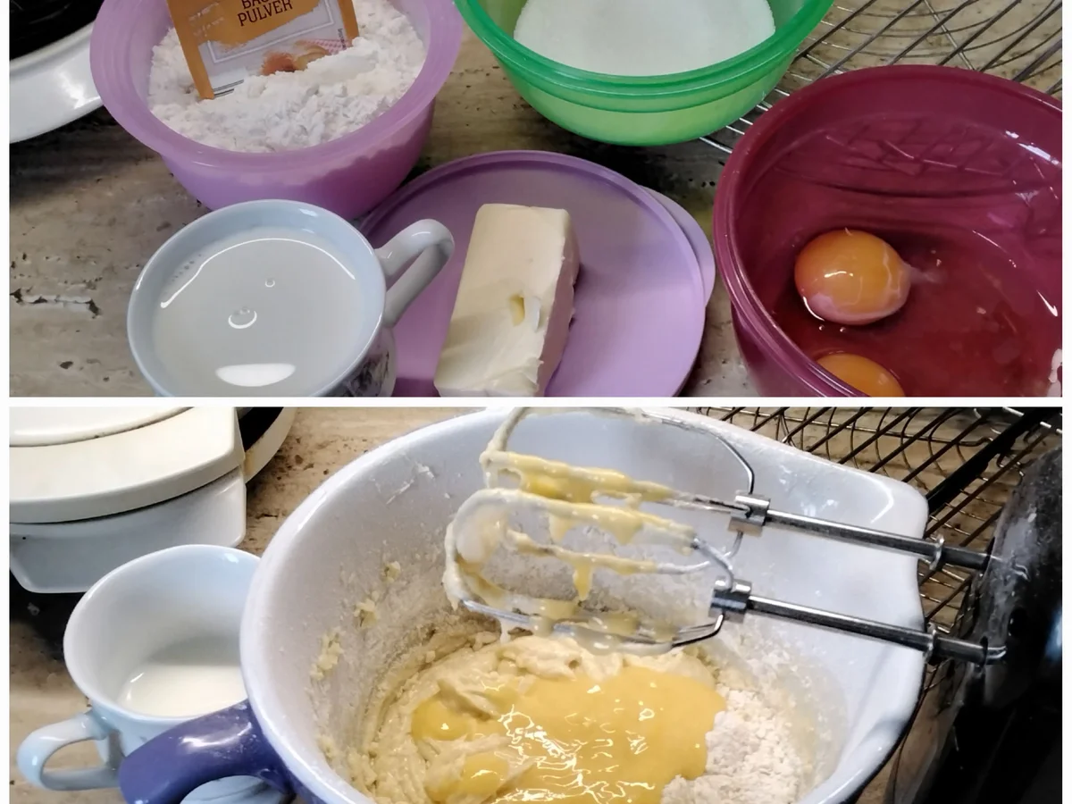 Eierlikör Waffeln mit Kirschragout +Sahne - Rezept - Bild Nr. 17011