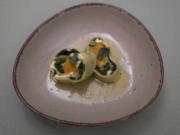Pasta mit Kürbis und Babyspinat - Rezept - Bild Nr. 17016