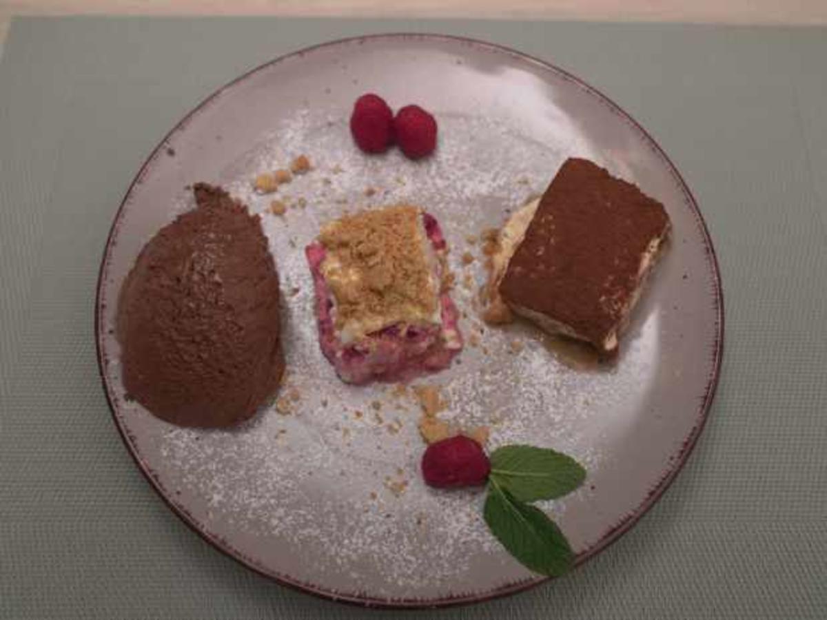 Zweierlei Tiramisu Und Mousse Au Chocolat Rezept Kochbar De