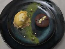 Chocolate Matcha Lava Cake und Mangosorbet - Rezept - Bild Nr. 17016