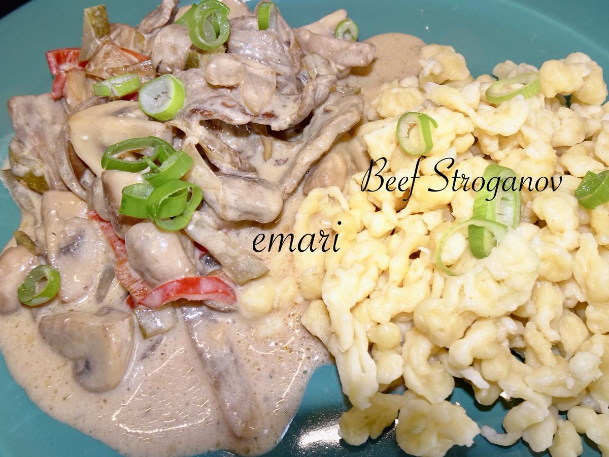 Beef Stroganov - Rezept - Bild Nr. 17017