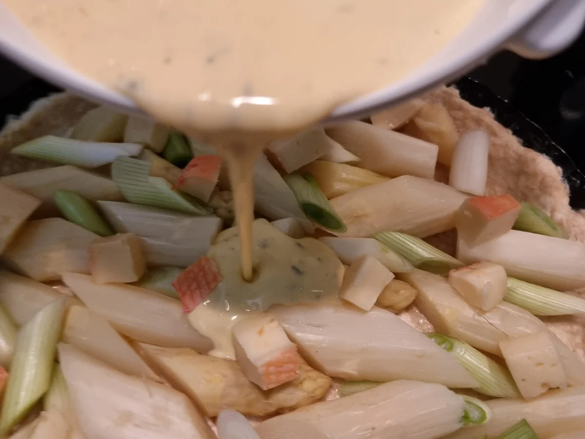 Spargel-Tarte mit Quinoa - Rezept - Bild Nr. 17030