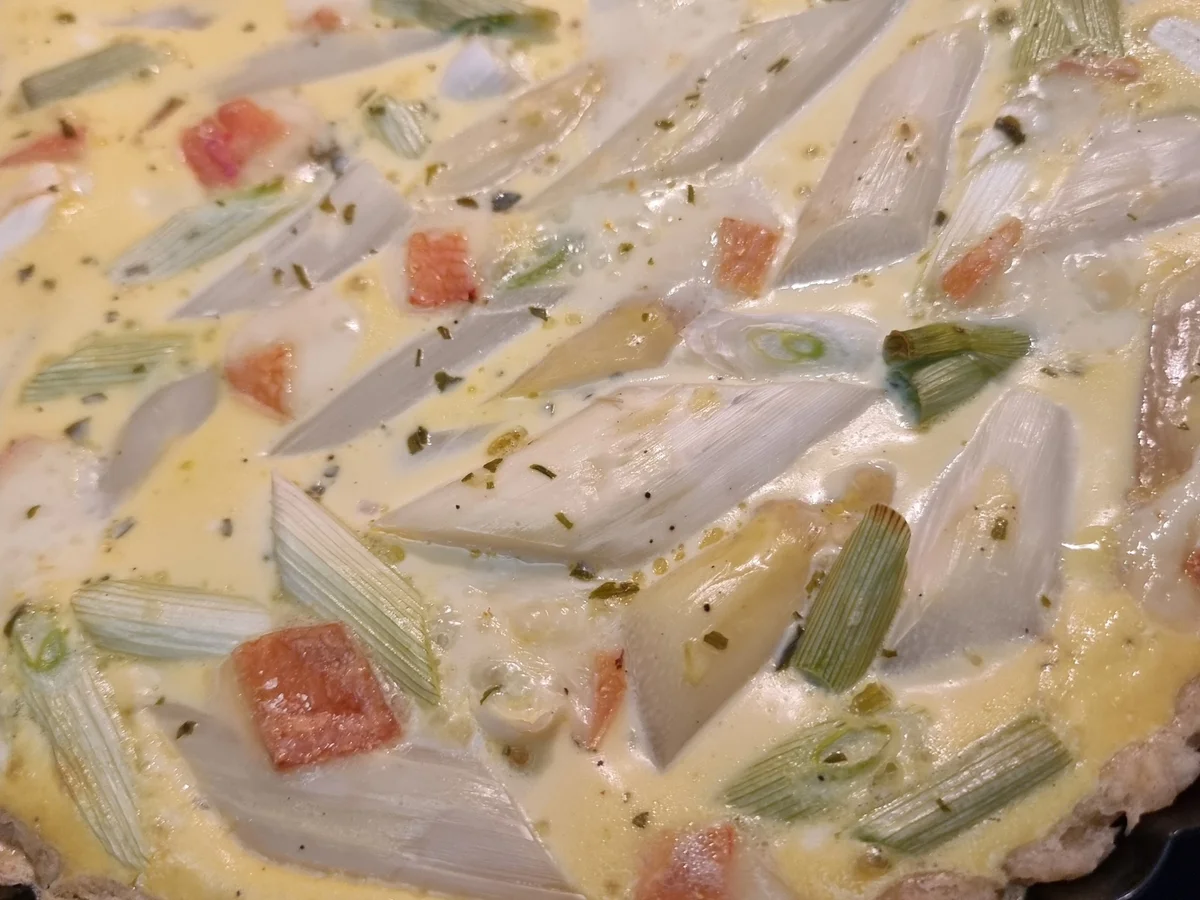 Spargel-Tarte mit Quinoa - Rezept - Bild Nr. 17031