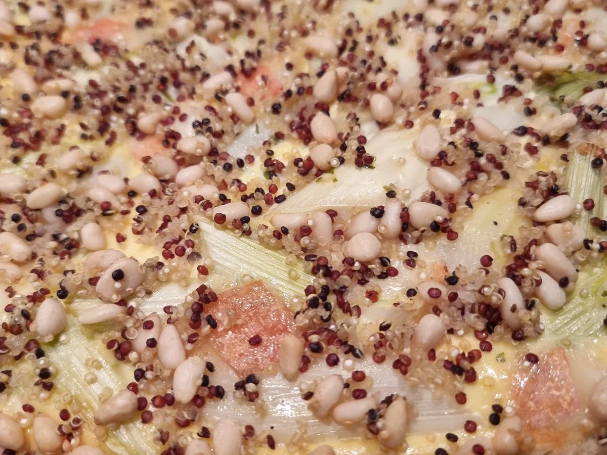 Spargel-Tarte mit Quinoa - Rezept - Bild Nr. 17033