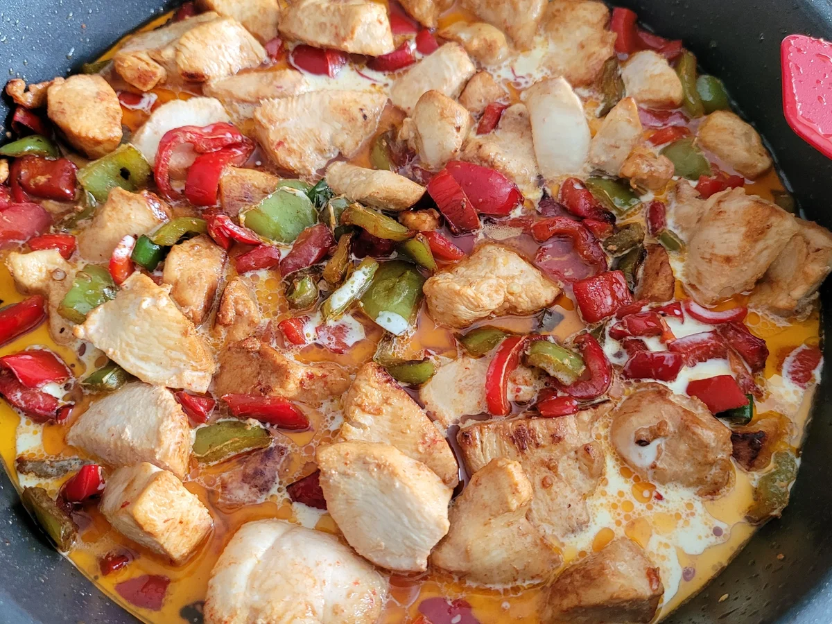 Rezept: Hähnchenbrust mit Pasta Bild Nr. 17025 Hähnchenbrust mit Pasta - Rezept - Bild Nr. 17025