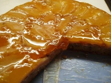 Apfelkuchen verkehrt - Rezept