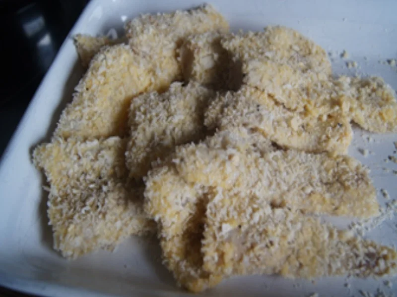 Knusper-Fischfilet mit Zuckererbsen und Rahm-Selleriestampf - Rezept - Bild Nr. 17030