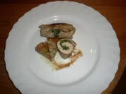 Schniztelröllchen gefüllt mit Spinat - Rezept