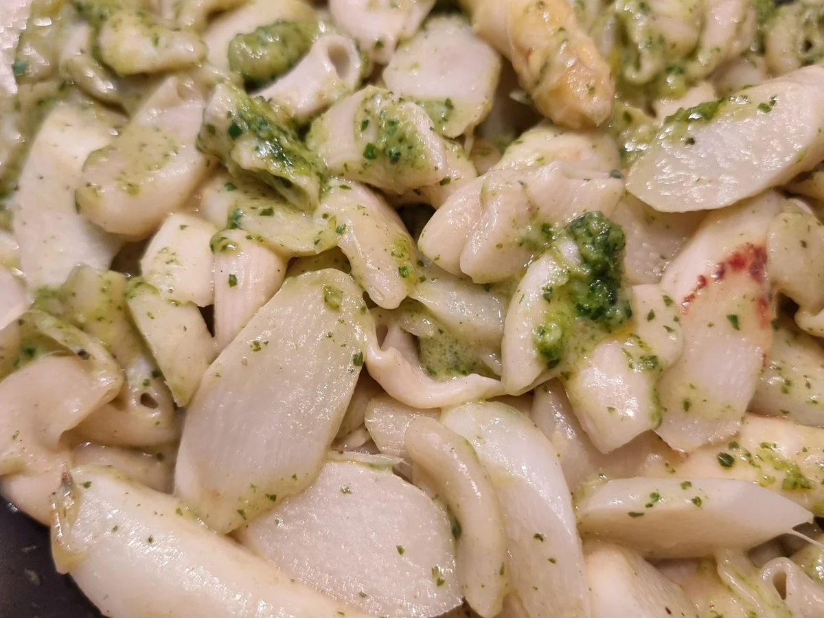 Hörnchen Nudeln mit Spargel und Pesto - Rezept - Bild Nr. 17046