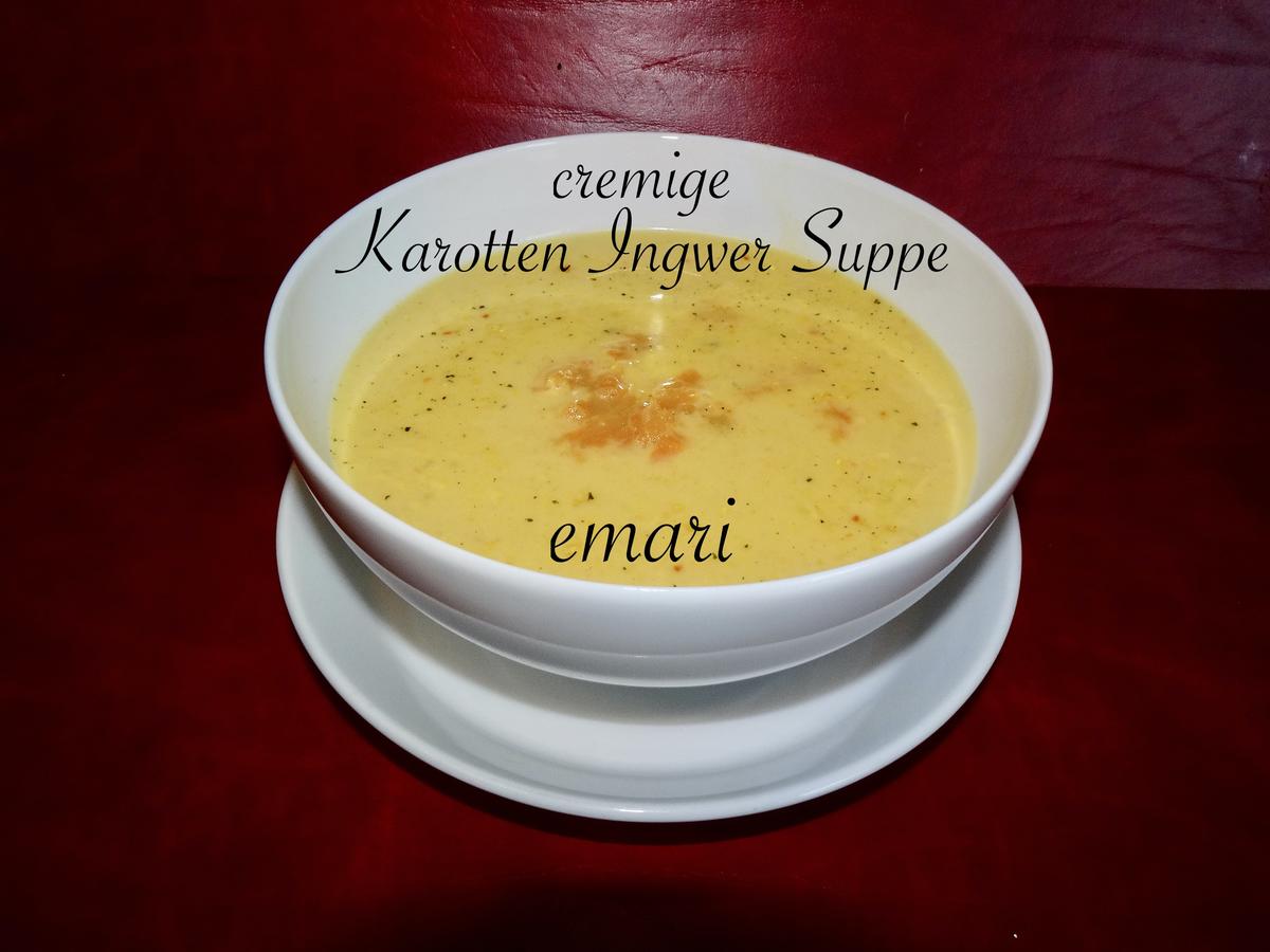 Karotten Ingwer Suppe - Rezept - Bild Nr. 17033