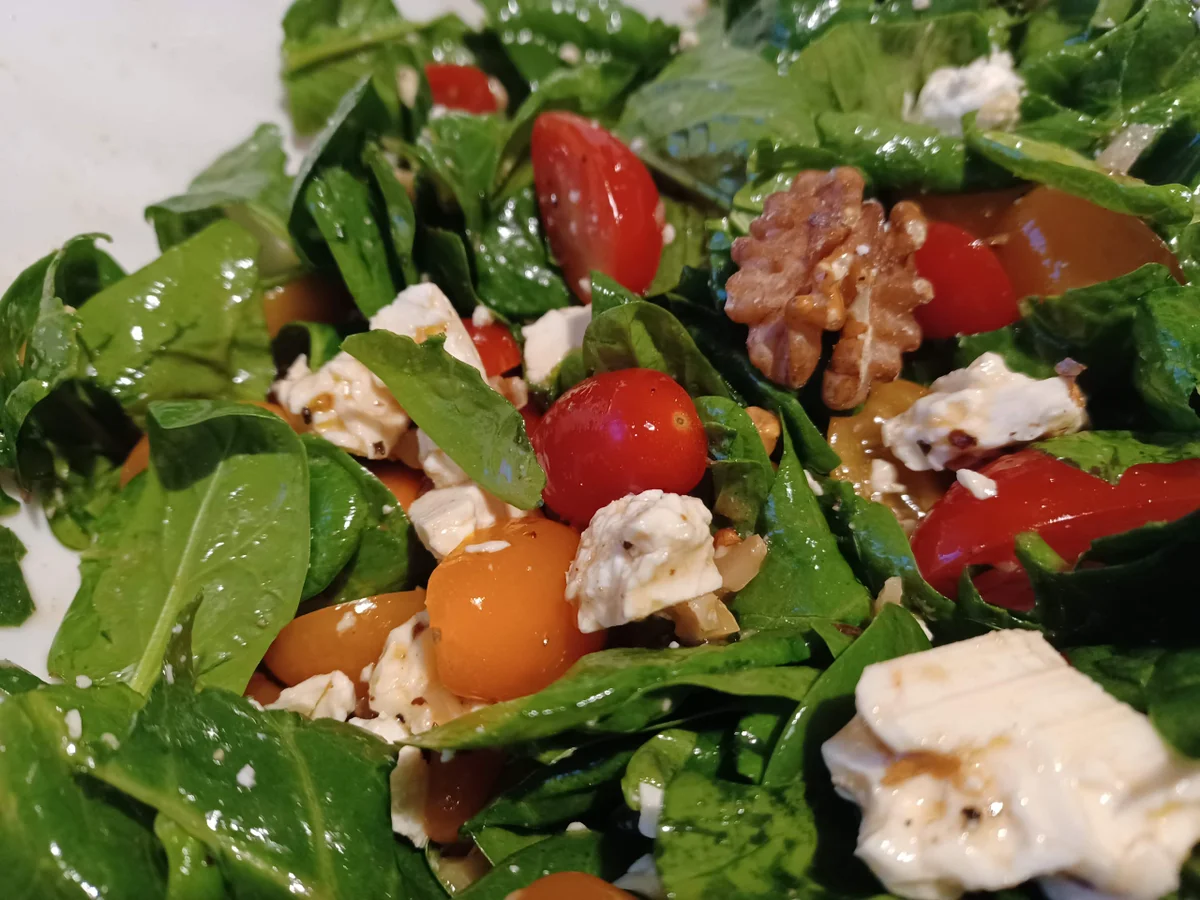 Rezept: Salat mit jungem Spinat Bild Nr. 17033 Salat mit jungem Spinat - Rezept - Bild Nr. 17033