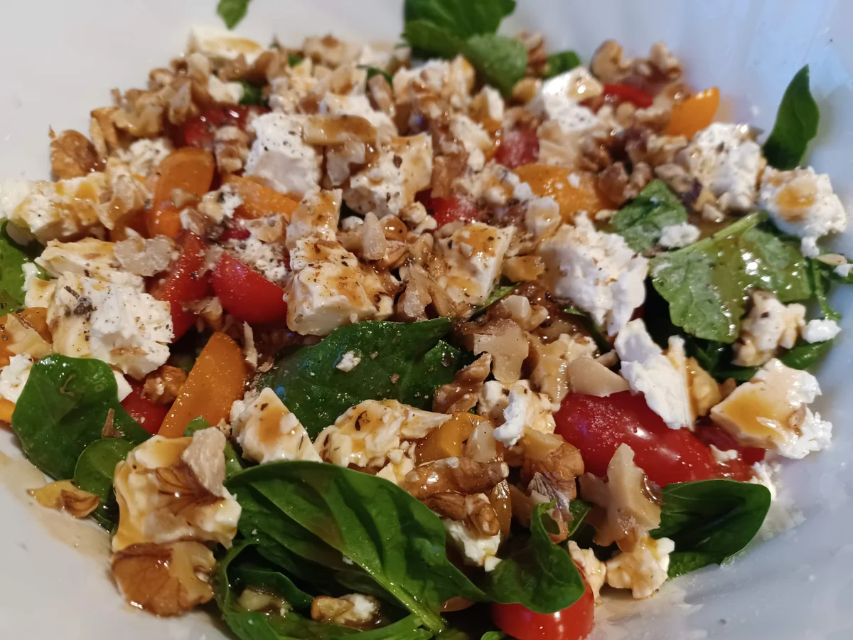 Rezept: Salat mit jungem Spinat Bild Nr. 17038 Salat mit jungem Spinat - Rezept - Bild Nr. 17038