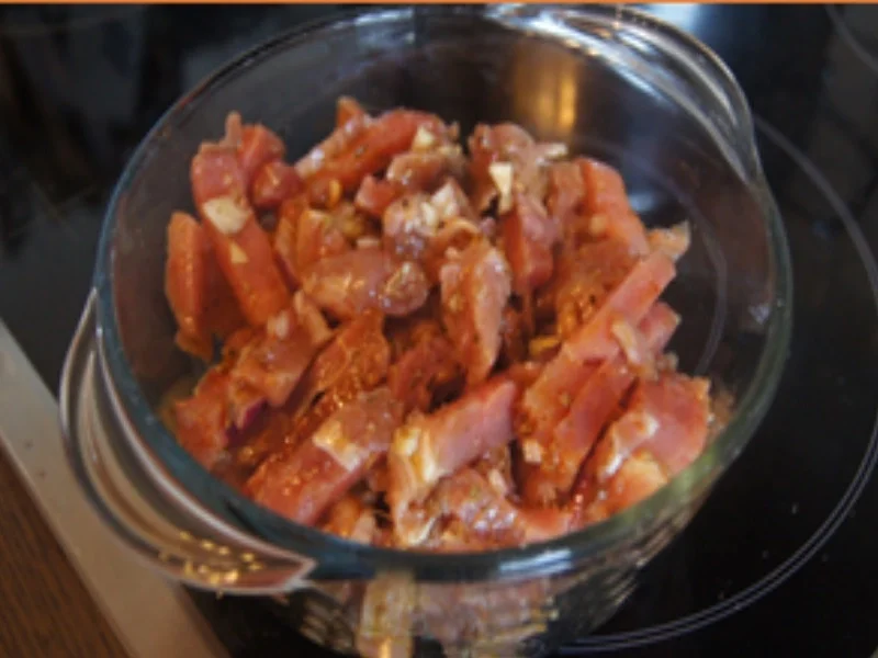 Rezept: Gyros de luxe mit Pommes Frites und Zaziki Bild Nr. 17038 Gyros de luxe mit Pommes Frites und Zaziki - Rezept - Bild Nr. 17038