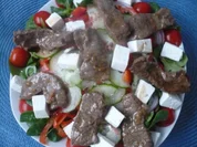 Feldsalat mit Rinderfiletstreifen - Rezept - Bild Nr. 17033