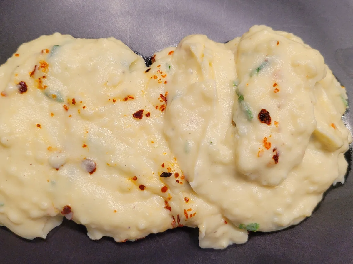 Putenschnitzel begleitet von Gemüse und Kartoffelcreme - Rezept - Bild Nr. 17039