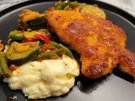 Rezept: Putenschnitzel begleitet von Gemüse und Kartoffelcreme Bild Nr. 17040 Putenschnitzel begleitet von Gemüse und Kartoffelcreme - Rezept - Bild Nr. 17040