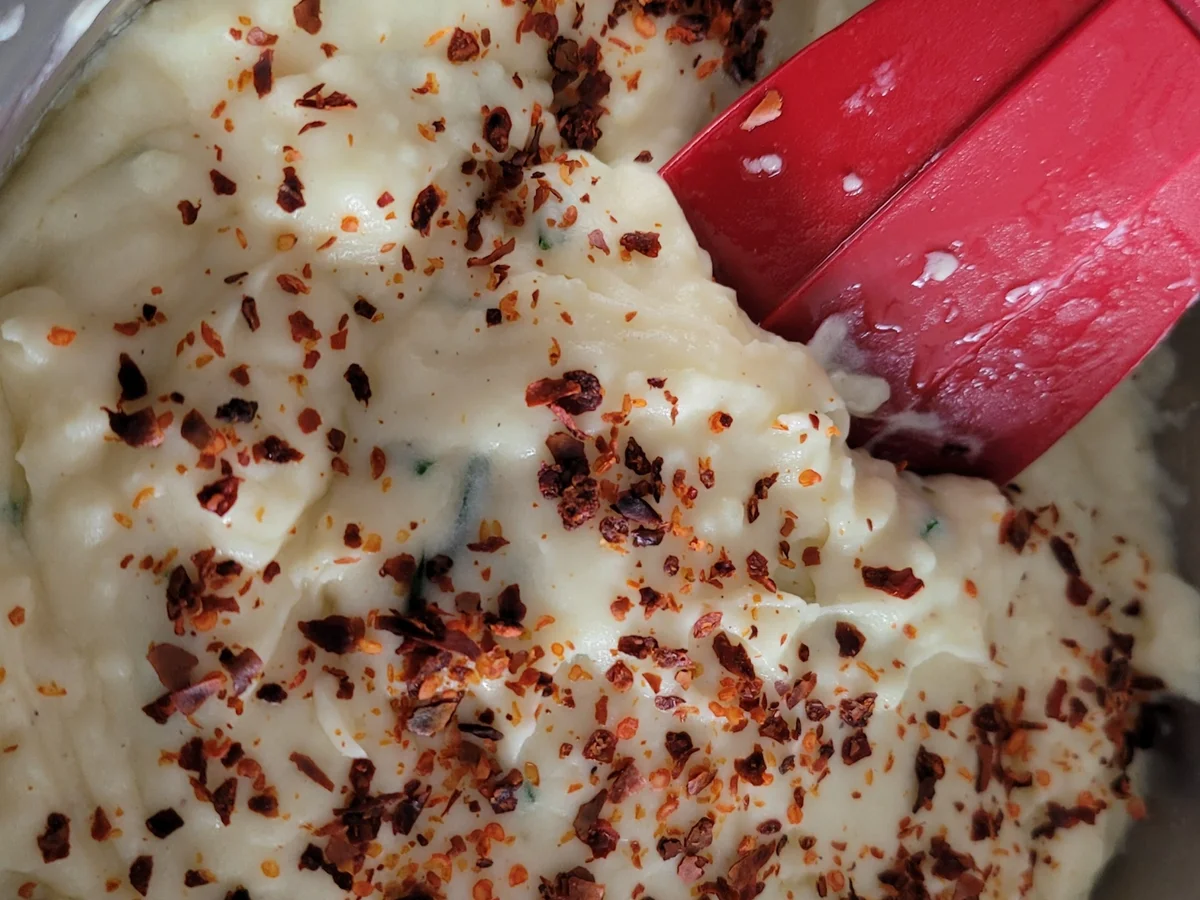 Putenschnitzel begleitet von Gemüse und Kartoffelcreme - Rezept - Bild Nr. 17042