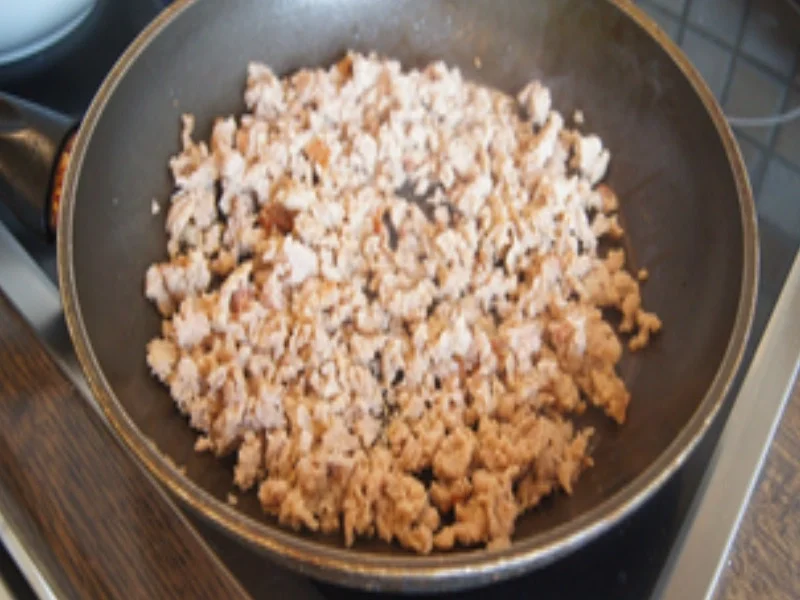 Steinpilz-Hackfleisch-Pfanne mit Kümmel-Pellkartoffeln - Rezept - Bild Nr. 6