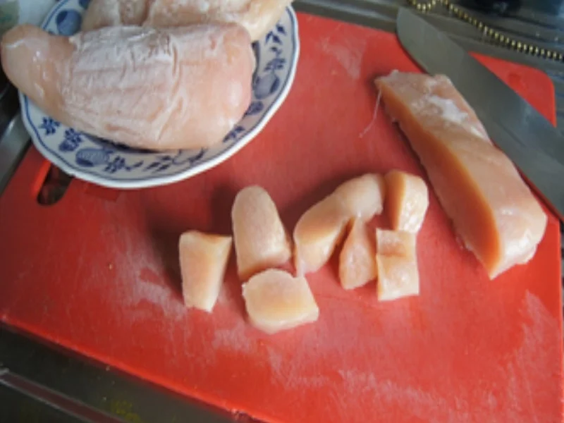 Rezept: Hähnchen-Gulasch nach indischer Art mit Basmatireis Bild Nr. 4 Hähnchen-Gulasch nach indischer Art mit Basmatireis - Rezept - Bild Nr. 4