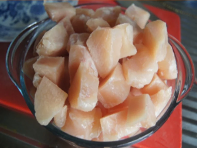 Rezept: Hähnchen-Gulasch nach indischer Art mit Basmatireis Bild Nr. 5 Hähnchen-Gulasch nach indischer Art mit Basmatireis - Rezept - Bild Nr. 5