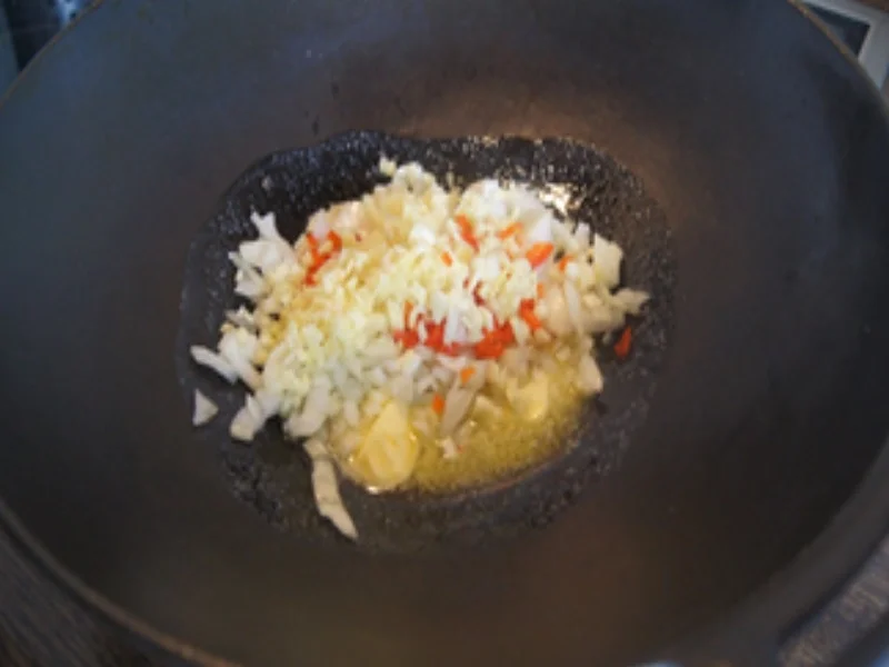 Rezept: Hähnchen-Gulasch nach indischer Art mit Basmatireis Bild Nr. 10 Hähnchen-Gulasch nach indischer Art mit Basmatireis - Rezept - Bild Nr. 10