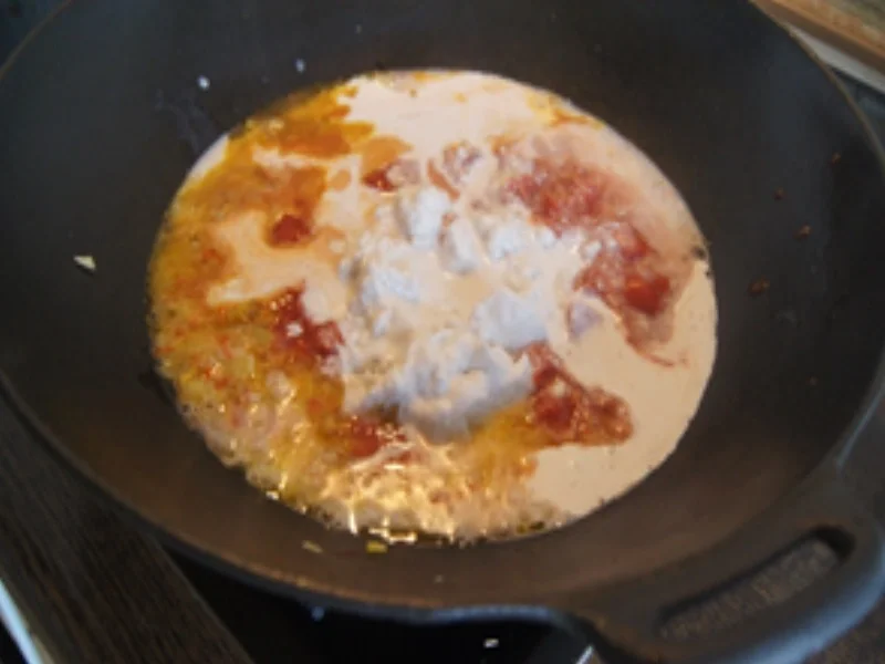 Rezept: Hähnchen-Gulasch nach indischer Art mit Basmatireis Bild Nr. 12 Hähnchen-Gulasch nach indischer Art mit Basmatireis - Rezept - Bild Nr. 12