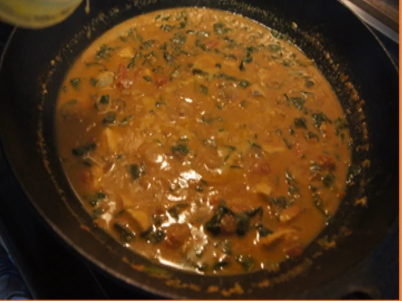 Rezept: Hähnchen-Gulasch nach indischer Art mit Basmatireis Bild Nr. 18 Hähnchen-Gulasch nach indischer Art mit Basmatireis - Rezept - Bild Nr. 18