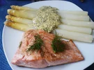 Lachs an Spargel mit leckerer Dillsauce - Rezept - Bild Nr. 2