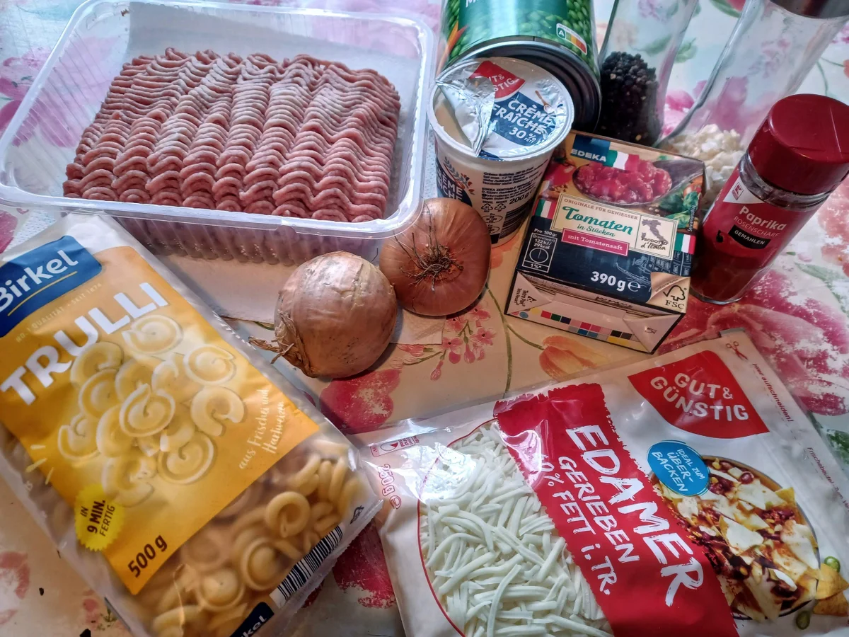 Nudelauflauf mit Hackfleisch und Gemüse - Rezept - Bild Nr. 17039