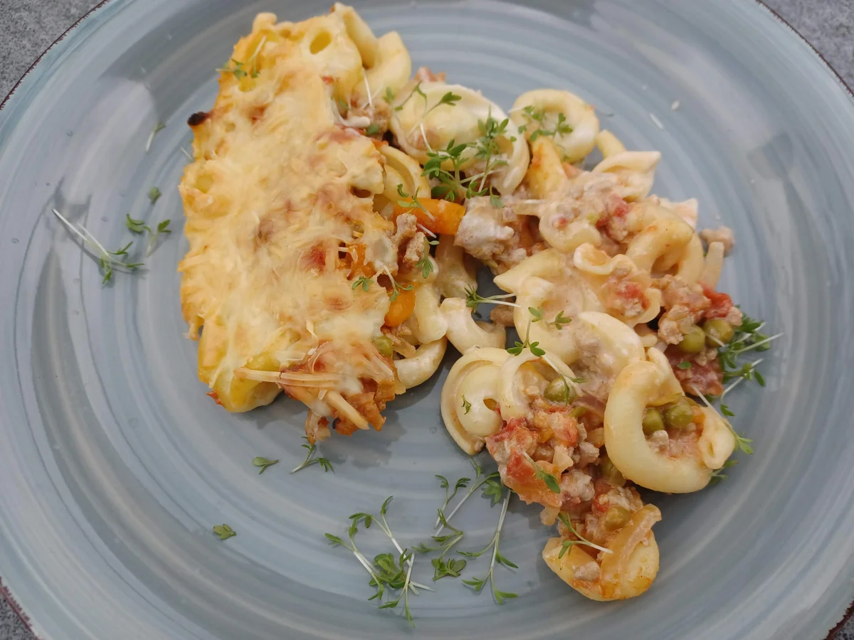 Nudelauflauf mit Hackfleisch und Gemüse - Rezept - Bild Nr. 17050