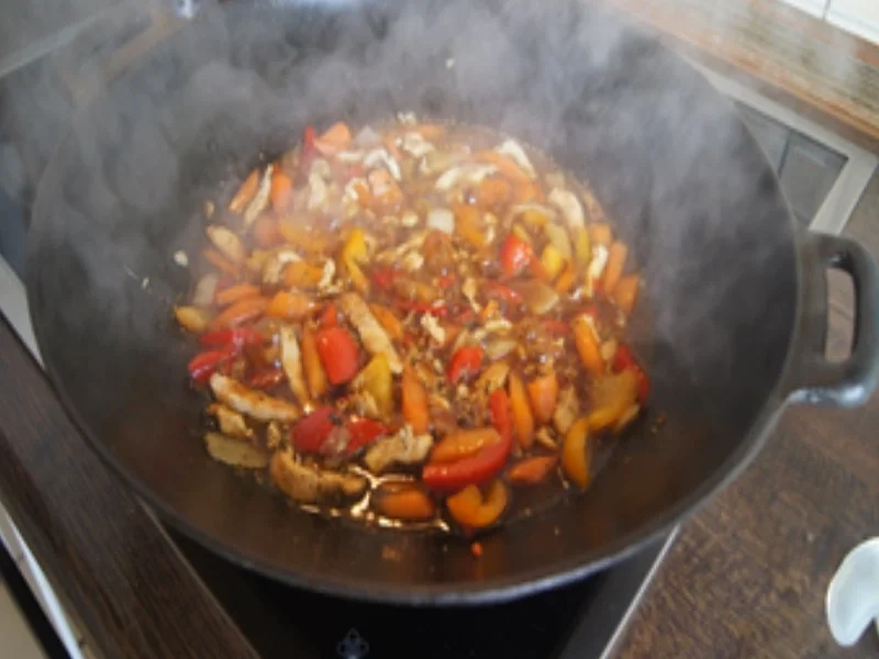Asia-Hähnchen-Wok mit Basmatireis - Rezept - Bild Nr. 10
