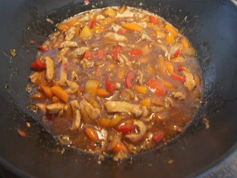 Asia-Hähnchen-Wok mit Basmatireis - Rezept - Bild Nr. 12