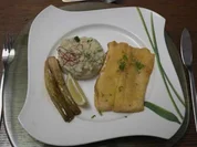 Bachforelle mit Zucchini-Risotto und karamellisierten Jungzwiebeln - Rezept - Bild Nr. 2