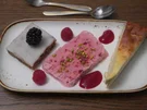Käsekuchen und Ploberger Schnitte mit Himbeerparfait - Rezept - Bild Nr. 17037