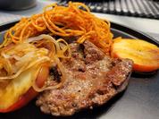 Kalbsleber; Pasta; Apfel und Zwiebel - Rezept - Bild Nr. 17041