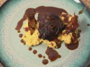 Geschmorte Kalbsbackerl mit Parmesanpolenta und Wildbrokkoli - Rezept - Bild Nr. 17038