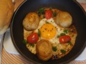Schnelle Champignon-Ei-Pfanne - Rezept - Bild Nr. 2