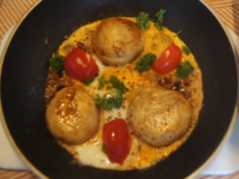 Schnelle Champignon-Ei-Pfanne - Rezept - Bild Nr. 5