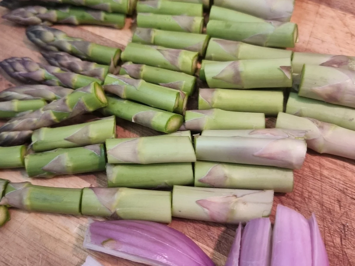 Spargel-Pasta mit Putenstreifen - Rezept - Bild Nr. 17048