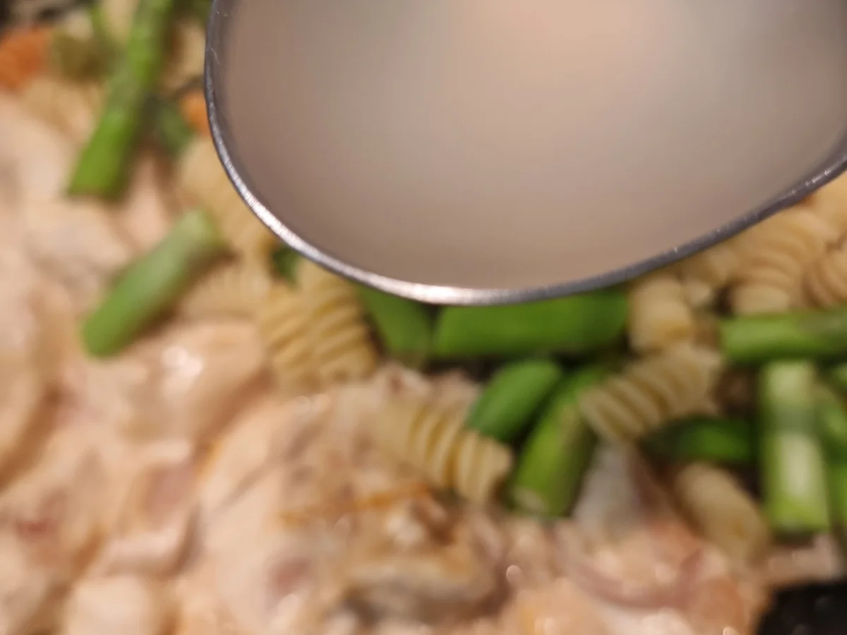 Spargel-Pasta mit Putenstreifen - Rezept - Bild Nr. 17055