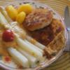 Spargel mit Sellerie-Schnitzel, Orangen-Dressing und Frühkartoffeln - Rezept - Bild Nr. 2