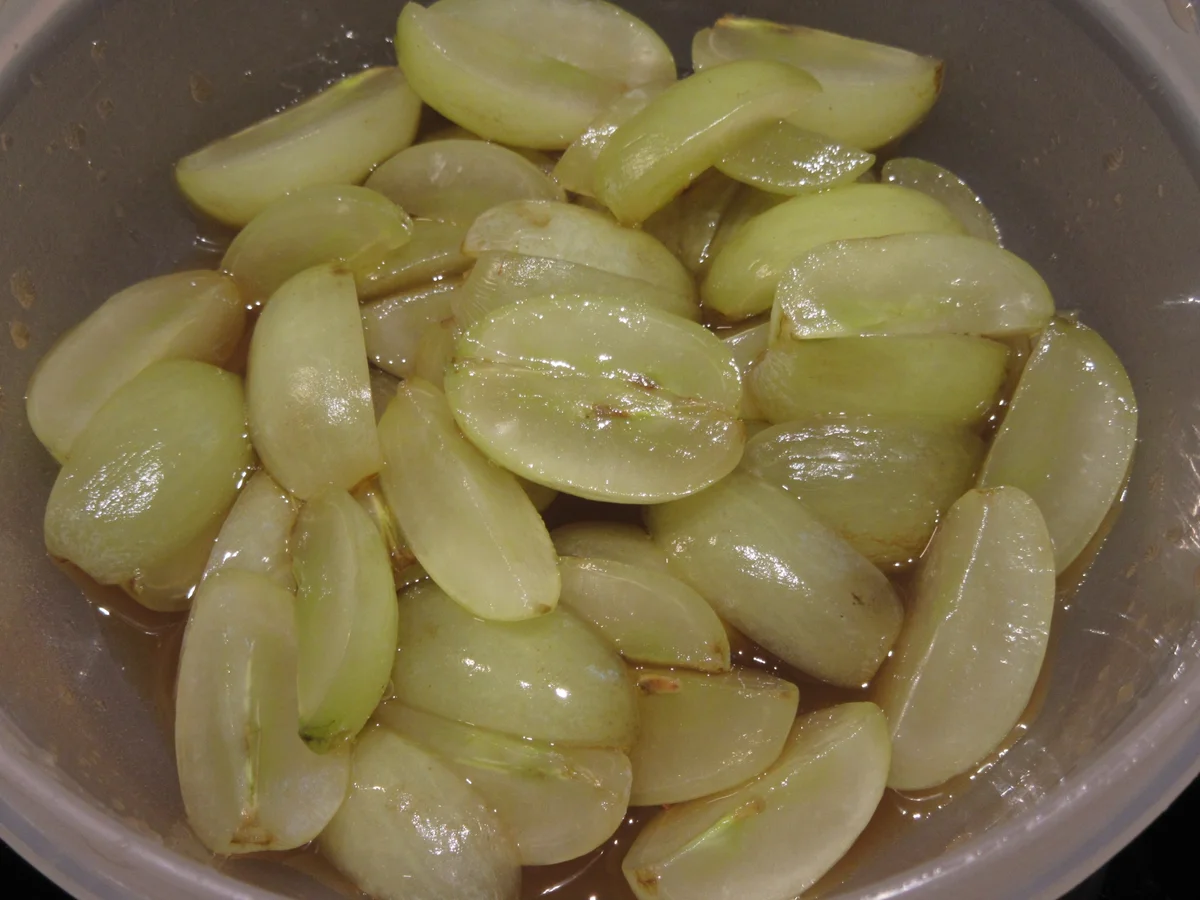 Rezept: Dessert: Panna Cotta mit Trauben Bild Nr. 17048 Dessert: Panna Cotta mit Trauben - Rezept - Bild Nr. 17048