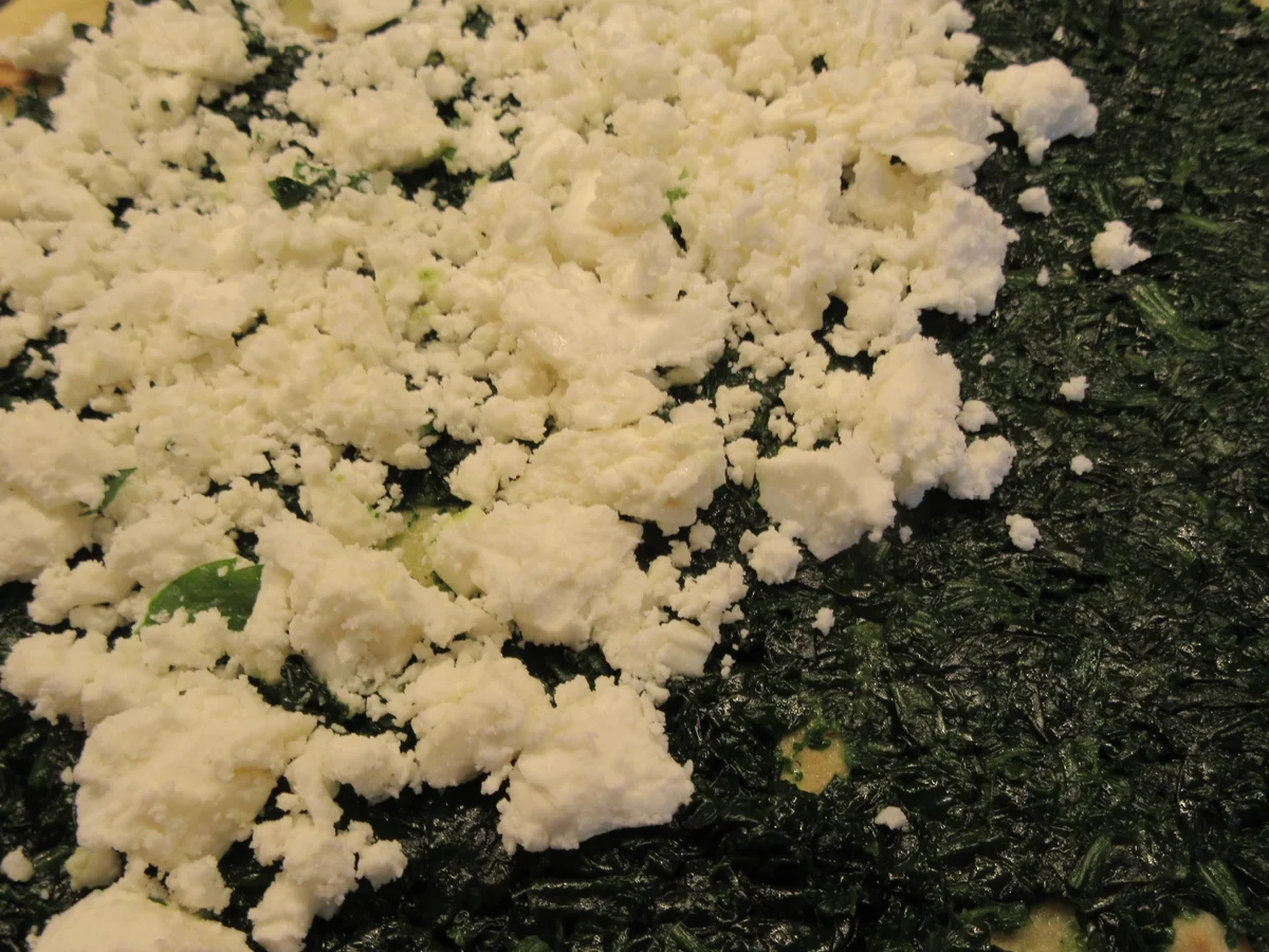 Fingerfood: Pfannkuchen mit Spinat und Schafskäse - Rezept - Bild Nr. 17048