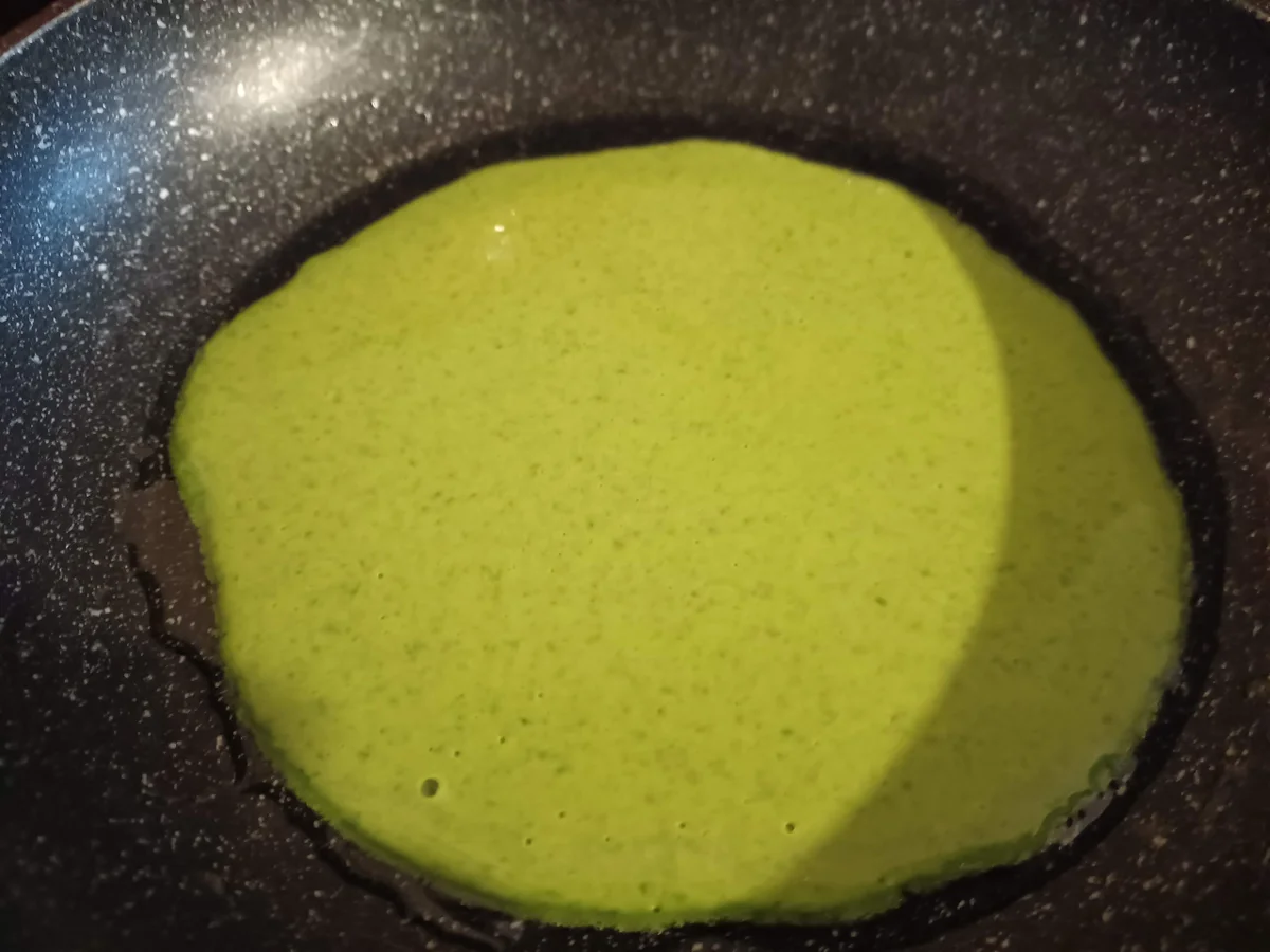 Pfannkuchen mit Spinat - Rezept - Bild Nr. 17058